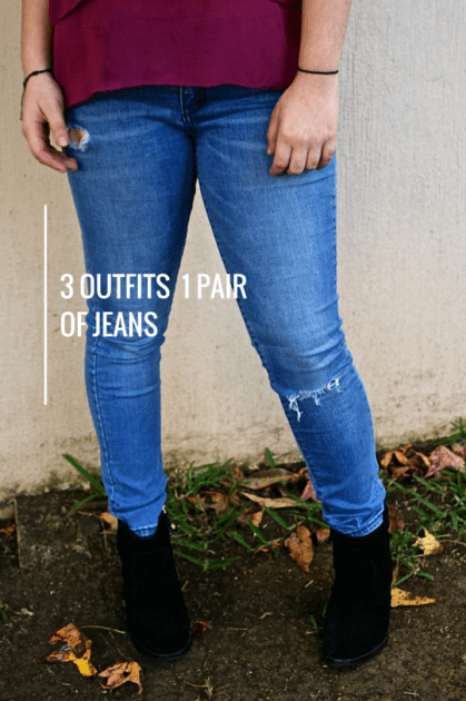 3 outfits 1 pair OF Jeans